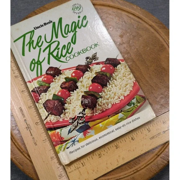 1969 Uncle Ben's The Magic Of Rice Cookbook Vintage Hardcover SBN: 87502-004-6 - Picture 2 of 16